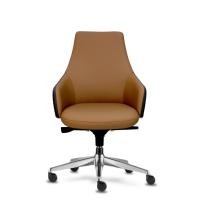 ราคา DF Prochair | เก้าอี้ผู้บริหาร เก้าอี้ห้องประชุม หนังแท้ รุ่น Royal Mid Chair (26384883396)