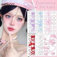 ราคา Sparkly DIY สติกเกอร์ Rhinestone แบบมีกาวในตัว - สติ๊กเกอร์คริสตัลผีเสื้อสีสันสดใสตกแต่งผิวหน้า (29072826159)