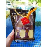 ราคา Sale Lot.2024 80กรัม ✖️2ก้อน ➕แก้วLucky Shot สบู่คอลลาเจน สูตรต้นตำรับมาดามเฮง (24558881270)