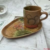 ราคา เซตแก้วชา, กาแฟดินเผาพร้อมจานรอง โลโก้มิกกี้เม้าส์ จาก Sango Japan (29404314988)
