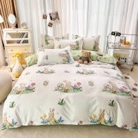 ราคา ชุดเครื่องนอน Cotton Poly Lidaco ลายกระต่ายใบไม้สีเขียว (25875241200)