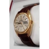 ราคา Vintage automatic watch Omega Constellation solid gold 18k. (19165196481)