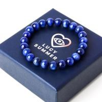 ราคา กำไลข้อมือหินแท้ Kyanite - ไคยาไนท์ เกรดพรีเมี่ยม (กำไลหินแท้ รับประกันหินแท้) (1898716619)