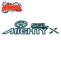 ราคา สติ๊กเกอร์ Sticker SGL MIGHTY X สี Black Hilux Mighty X Toyota 2, 4 ประตู ปี1996 - 1999 (4882019736)