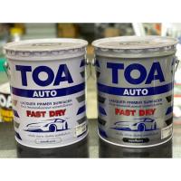 ราคา ทีโอเอ สีพ่นรองพื้นเทา ชนิดแห้งเร็ว TOA LACQUER PRIMER SURFACER GREY ขนาด 1แกลลอน 3.785 ลิตร (7397943664)