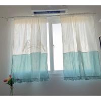 ราคา ผ้าม่านมินิมอล ผ้าม่านคาเฟ่ ผ้าม่านทูโทนมินิมอล แบบสอดล่างเย็บย่นระบาย ม่านสองสี ผ้าม่านหน้าต่าง ผ้าม่านประตู (3589177244)