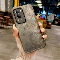 ราคา Vivoy200 2024 Glitter Feather รูปแบบสําหรับ Vivo Y200 Y100 Y 200 Y19S Y18S Y17S VIVOY100 VIVOY19S 5G 4G โปร่งใสซิลิโคนนุ่มคู่เคสโทรศัพท์กล้องปกป้องปกหลัง (29315499037)