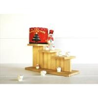 ราคา ชั้นวางจากไม้พาเลท ทรงขั้นบันได 3 ชั้น (6165164108)