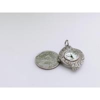 ราคา นาฬิกา Vintage มือสองญี่ปุ่น Pocket Watch นาฬิกาพก Cellestte3 QUARTZ ผู้หญิง ทรงกลม กรอบเพชร หน้าขาว25มม (42660542417)