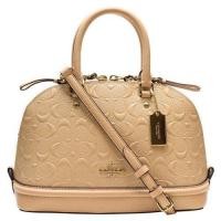 ราคา #ส่งฟรี EMS‼️ ของแท้ % COACH F55449 SIERRA SATCHEL IN SIGNATURE DEBOSSED PATENT LEATHER (1138477310)