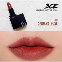 ราคา พร้อมส่ง/แท้ 3ce mood recipe matte lip color #909 smoked rose ลิปแมทสีแดงเข้มตุ่นอิฐน้ำตาล (14472803578)