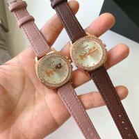 ราคา นาฬิกาแฟชั่น Coach สายหนังล้อมเพชร (9519233645)