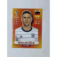 ราคา Niklas Sule สติ๊กเกอร์สะสม ฟุตบอลโลก world cup 2022 Germany ของสะสมทีมฟุตบอล เยอรมัน เยอรมนี (23316132021)
