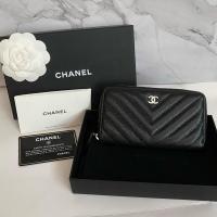 ราคา Chanel chevron caviar medium zippy wallet holo27 (6768913605)