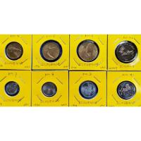 ราคา เหรียญต่างประเทศ สโลเวเนีย Slovenia, ชุดเต็ม 8 เหรียญ, ไม่ผ่านใช้ UNC, #1270x8 (15769263156)