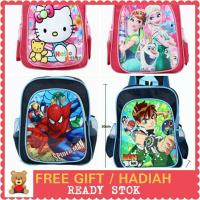 ราคา STOK HELLOKITTY/SPIDERMAN/BEN10/FROZEN กระเป๋าเป้ กระเป๋านักเรียน (23368951575)