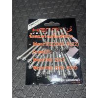 ราคา น็อตแคร้งเครื่อง Wave125 Wave110i งานเฮงสกรู(หัวล้าง) (27313893930)