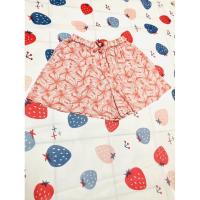 ราคา กางเกงขาสั้นแฟชั่นเด็กผู้หญิงสีอมส้มลายดอกไม้size:XL✨ยี่ห้อยูนิโคล่UNIQLO (8014103534)