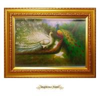 ราคา กรอบมงคล นกยูงคู่ ภาพนกยูงมงคล นำพาความโชคดี เสริมอำนาจวาสนาให้เจริญรุ่งเรือง กรอบขนาด 28.5 × 37 .0 เซนติเมตร (15798014882)