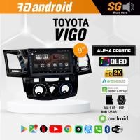 ราคา จอ Andriod จอตรงรุ่น TOYOTA Vigo ขนาด 9 นิ้ว !!! รับประกันถึง 1 ปี ยี่ห้อ Alpha Coustic (12787259288)