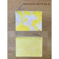 ราคา BANANA REPUBLIC double zip clutch สวย ละมุน สภาพดี (29824658710)