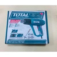 ราคา เครื่องเป่าลมร้อน Heat gun เครื่องเป่าลมดัดท่อ ปืนเป่าลมร้อน TOTAL TB1206 ไฟ2000วัตต์ (6421673477)