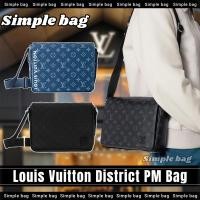 ราคา หลุยส์วิตตองLouis Vuitton District PM Shoulder Bag กระเป๋าสะพายเดี่ยว #Simple bag (24491620346)