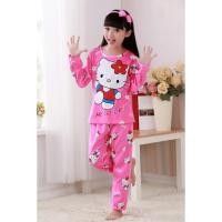ราคา ชุดนอนเด็ก 4-6 ปี ลาย คิตตี้ kitty แขนยาว ขายาว ชุดเด็ก เสื้อผ้าเด็ก ผู้หญิง shopee (8691705504)