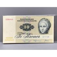 ราคา ธนบัตรรุ่นเก่าของประเทศเดนมาร์ก ชนิด10Kroner ปี1972 UNC (19177828746)