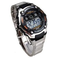 ราคา Casio Standard นาฬิกาข้อมือผู้ชาย สีเงิน/ดำ สายสแตนเลส รุ่น AE-2000WD-1AVDF (ดำ) (318663331)