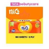 ราคา [300gr] | H326 | [NICE 180S] | ไนซ์ กระดาษเช็ดหน้า 2 ชั้น 180 แผ่น | NICE LIVING FACIAL TISSUE | 180 แผ่น FACIAL TISSUE (41605711869)