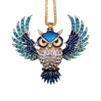 ราคา สร้อยคอ สร้อยคอคริสตัล สร้อยคอคริสตัลพร้อมจี้ นกฮูก สีน้ำเงิน สร้อยคอแฟชั่น (5311995323)