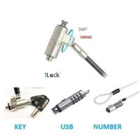 ราคา SG ILOCK Noble Wedge Nano Kensington Notebook Number สายรักษาความปลอดภัย NUMERIC Type KEY Lock ประเภท USB สแตนเลส (27517017388)