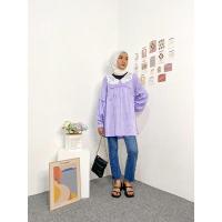 ราคา เสื้อท็อปผู้หญิง วัสดุ Jaguar Silk Premium, LD 110 cm - EMJI avo Jaguar Blouse (27959934684)