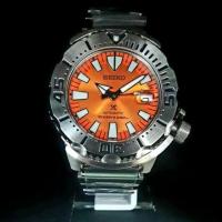 ราคา Seiko Monster Orange Automatic Diver’s 200 M SBDC075 (22964172845)