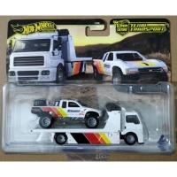 ราคา ล้อร้อน ขนส่งทีม Toyota Off-road Truck Fleet Street รถโมเดลของเล่น (42300629603)