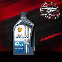 ราคา ⚡️10W-40⚡️ น้ำมันเครื่องมอเตอร์ไซค์ สังเคราะห์แท้ 100 % SAE 10W-40 SHELL ADVANCE ULTRA ขนาด 1 ลิตร (23866806673)