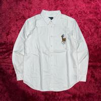 ราคา KEMEJA Polo Ralph Lauren Big Pony White Shirt (41258304386)