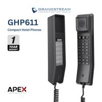 ราคา [Pre-order 60 วัน] Grandstream GHP611 Compact Hotel Phone - White/Black (42155397828)