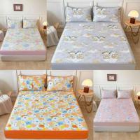 ราคา ผ้าปูที่นอนไหมน้ำแข็ง ผ้าปูที่นอนไหมเย็น กันไร้ฝุ่น รัดมุม360องศา 3.5ฟุต 5ฟุต 6ฟุต ลายสวยๆ (43611268708)