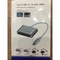ราคา Type C /USB 3.0 To SATA CABLE อุปกรณ์เชื่อมต่อสาย Ty c กับฮาร์ดดิส SATA เป็นสาย 3.0 คุณภาพดี รองรับทุกรุ่น รูปทรงสวยงาม. (11733453734)