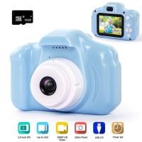ราคา กล้องถ่ายรูปสำหรับเด็ก Digital Camera Mini Fun Kids Camera 3 MP Blue (9872564121)