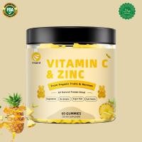 ราคา กัมมี่วิตามินซี, สารต้านอนุมูลอิสระธรรมชาติ, ไบโอฟลาโวนอยด์, เบอร์รี่เคี้ยวออร์แกนิกและผลไม้, อาหารเสริมวิตามินซี, เจ (40758746723)