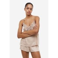 ราคา H&M(เอชแอนด์เอ็ม) ชุดนอนเสื้อสายเดี่ยวและกางเกงขาสั้น ผู้หญิง 1160345_1 (27624961796)