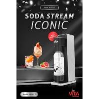 ราคา เครื่องทำโซดา มะนาวโซดา viza soda stream machine ICONIC Black (20994208599)
