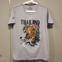 ราคา เสื้อยืดคอกลมลายเสือโคร่ง มือสองสภาพดี (14813936130)