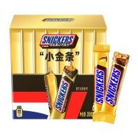 ราคา Snickers Gold Bars ขนาดเล็ก 258 กรัมถั่วลิสงแซนวิชช็อคโกแลตพลังงานอมยิ้มของขนมขบเคี้ยวแบบสบาย ๆ (29575272245)