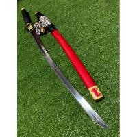 ราคา ดาบซามูไร ทาชิ เหล็กตีมือแบบละเอียด มาพร้อมใบเซอร์รับประกันใบดาบและผ้าแพรเก็บดาบ (3984936576)