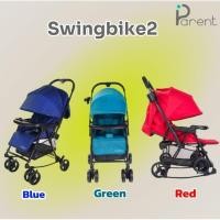 ราคา PARENT รุ่น Swingbike รถเข็นเด็ก เข็นหน้า-หลัง ได้ ปรับได้ 3 ระดับ นั่ง เอน นอน เป็นเปลโยกได้ แรกเกิด-3 ปี (ประกัน 4 ปี) (28055298464)