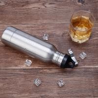 ราคา Stainless steel beer bottle cold beer mug cold Beer Keeper Holder Insulator (3936208006)